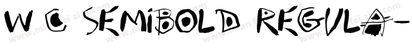 W6c SemiBold Regula字体转换